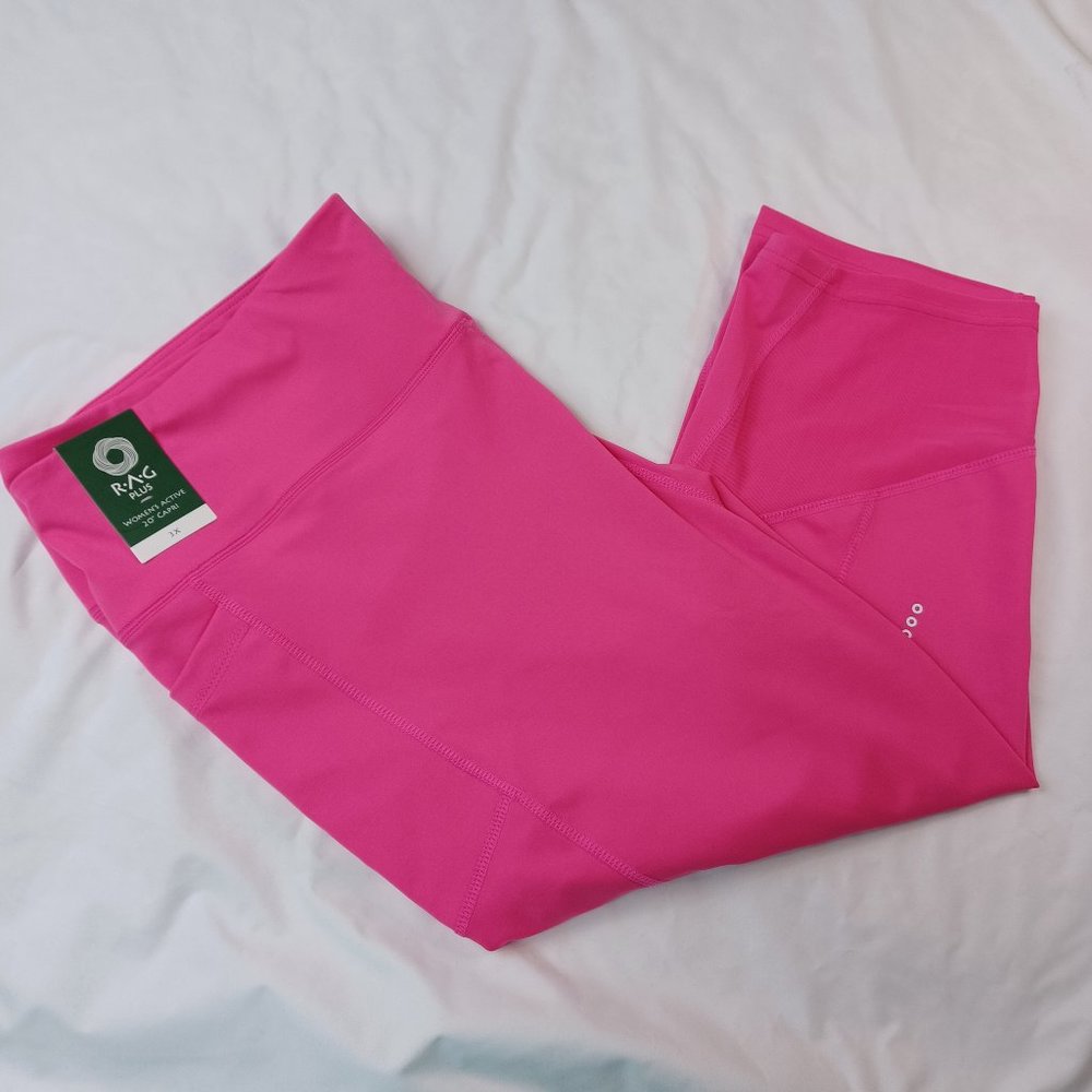 Hot Pink RAG Active Wear Capris